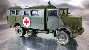 * Herpa Military 744577 MAN 630 box truck "Rotes Kreuz" HO 1:87 - Picture 1 of 4