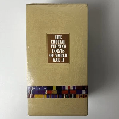 Readers Digest The Crucial Turning Points of WW2 VHS 2001 3-Tape Set, New-Sealed - Image 1 of 3