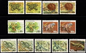 Australia - 1982 Reptiles y Anfibios Parte I. Perf 121/2 y 14 x 141/2. Usado fino. - Imagen 1 de 1