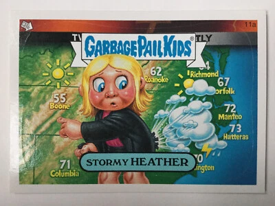 Garbage Pail Kids Topps 2007 Sticker All New Series 7 Stormy Heather 11a - Image 1 of 2