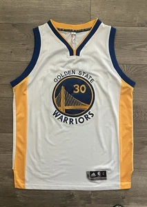 Stephen Curry Adidas Golden State Warriors Home White Climacool Swingman Jersey - Picture 1 of 8