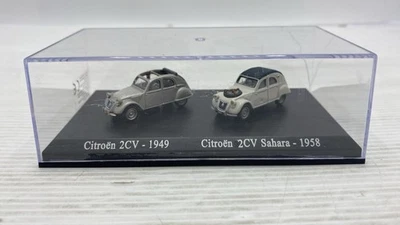  NV2CV Citroen 2CV 1949 e Citroen 2CV Sahara 1958 1/87, segni sulla teca - Immagine 1 di 2