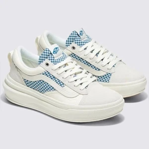 Zapatillas Vans ComfyCush Old Skool Overt CC Lux Check Azul Talla M 9/W 10.5 Nuevas en Caja - Imagen 1 de 7