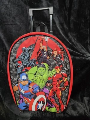 Disney  Marvel Avengers Rolling Luggage Carry On Hulk Thor Iron Men PRE-OWNED  - Image 1 of 4