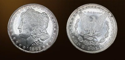 1882 年 S 版摩根银元 – 双日期和星星 • RPM “S” • 可能的 VAM-9  — 第 1/4 张图片