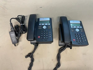 2 Polycom 2200-12375-001 SoundPoint IP 335 HD VoIP Phone w/ Cord / PoE & VQMon - Picture 1 of 5