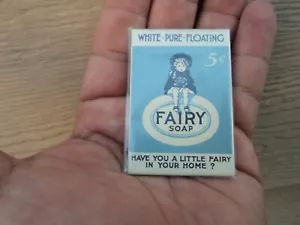 Vintage & New Sealed 1970's Fairy Soap Porcelain Advertising Fridge Magnet NOS - Picture 1 of 4
