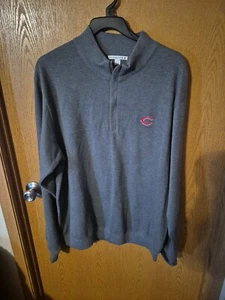 Cincinnati Reds(CUTTER & BUCK) Long Sleeve Shirt Men’s X-Large  - Picture 1 of 5