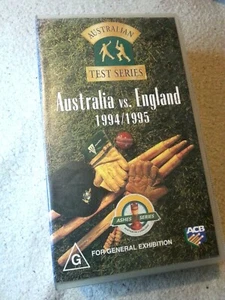  AUSTRALIA vs ENGLAND 1994 1995 ASHES TEST SERIES CRICKET 2x VIDEO not DVD RARE  - Picture 1 of 2