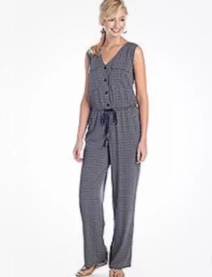 Mono Max Studio 100% Azul Rayón Blanco Negro Geo Cordón Bolsillo Talla S Foto 1 de 4