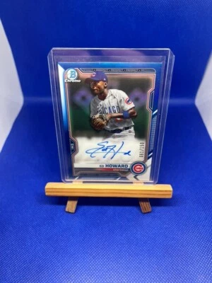 Ed Howard 2021 Bowman Chrome Blue Auto /150 CPA-EHD - Image 1 of 2