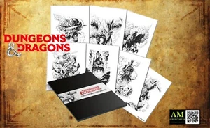 DUNGEONS & DRAGONS - IMPRESIÓN ARTÍSTICA - JUEGO DE LITOGRAFÍA - NUEVO/EMBALAJE ORIGINAL - Imagen 1 de 8