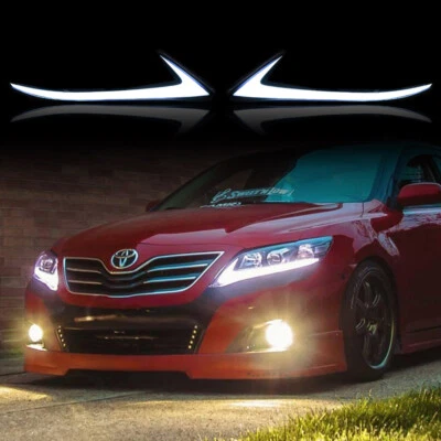Pair VLAND Projector Headlight LED DRL For 2010-2011 Toyota Camry W/Lights beam - Imagem 1 de 4
