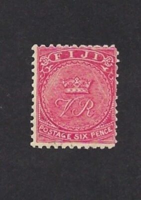 FIDJI Yv 28,d 11-12(SG 59 P 12-11) 1896, neuf légère marque de charnière, Très B - Photo 1/2