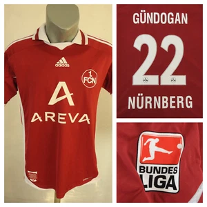 FC Nurnberg 2009 Home Jersey #22 Gundogan Adidas Red Shirt Size Boys XL Soccer - Picture 1 of 10