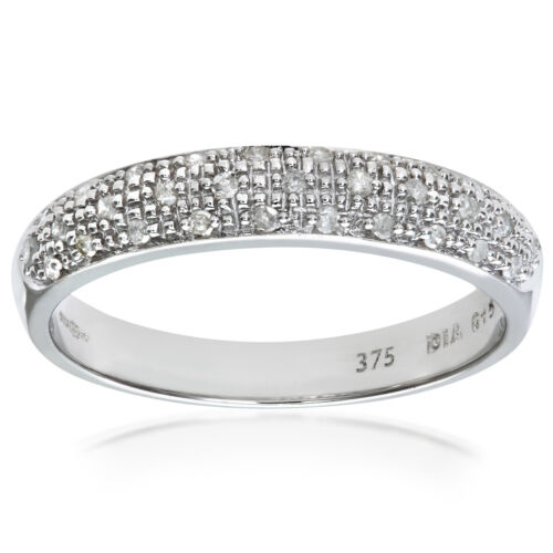 9ct White Gold Diamond Eternity Ring By Naava