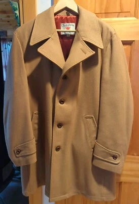 Chaqueta gabardina vintage Field & Stream Gordon Ferguson de lana tostada para hombre 40  Foto 1 de 4