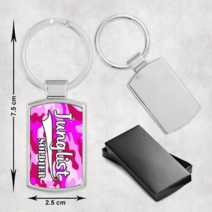 Junglist Soldier Keyring With Gift Box Jungle Drum & Bass Old Skool Raver Pink - Picture 1 of 1