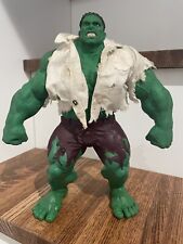 2003 Marvel Hulk Stretch And Roar Talking Action Figure Complete W/ Shirt Works