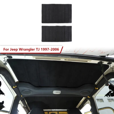 Hardtop Headliner Roof Insulation Sound Deadening for Jeep Wrangler TJ 1996-2006 Foto 1 de 4