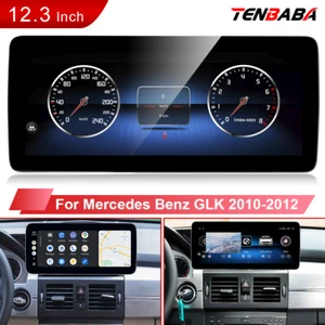 12.3'' Android For Mercedes Benz GLK 2010-2012 Car GPS 2+32G Radio DVD Stereo BT - Imagen 1 de 12