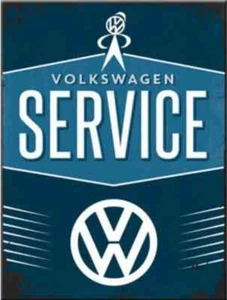 VW Volkswagen Service metal fridge magnet (na) - Picture 1 of 1