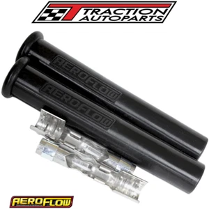 Aeroflow Xpro Silicone Multi Angle Spark Plug Boots & Terminals Black, 2 pack - Picture 1 of 4