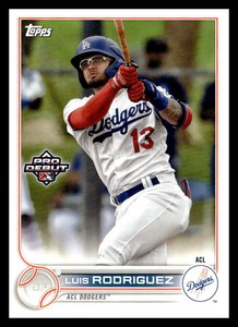 2022 Topps Pro Debut PD-193 Luis Rodriguez   ACL Dodgers  Baseball Card