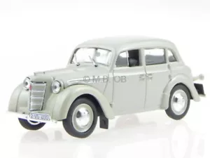 Moskwitch 400 beige (Opel Kadett 1) Ostalgie diecast modelcar inshowcase 1:43 - Picture 1 of 4