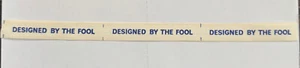 UNUSED ORIGINAL FOOL LABEL APPLE BOUTIQUE BAKER ST LONDON 1967 - 68 BEATLES - Picture 1 of 2