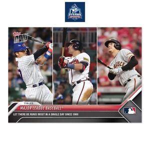 2023 Topps Now #588 Major League Baseball Most Runs in a Day Since 1900 PRESALE
