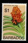 Barbados Sg497 1974 Orchids $1 Mnh