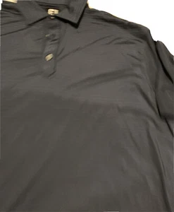 Camisa polo de golf FootJoy para hombre L azul oscuro a rayas FJ - Imagen 1 de 3