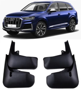 Genuine Front & Rear Splash Guards Mud Flaps For 2020-2024 Audi Q7 S-Line SQ7 - Picture 1 of 9