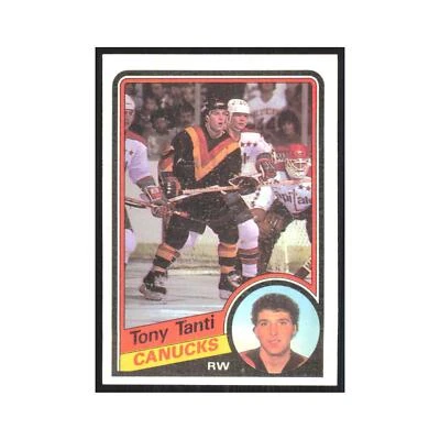 1984 Topps Tony Tanti Vancouver Canucks #141 - Image 1 of 3