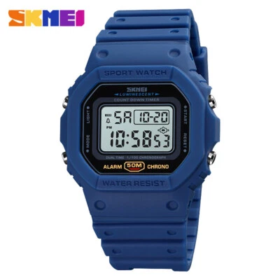 SKMEI Militar LED Digital Impermeable Reloj Pulsera Electrónico Deportivo 1628 - Imagen 1 de 4