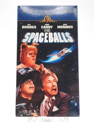 Spaceballs VHS Mel Brooks MGM Watermarked Movie Time Brand New Sealed - Image 1 of 4