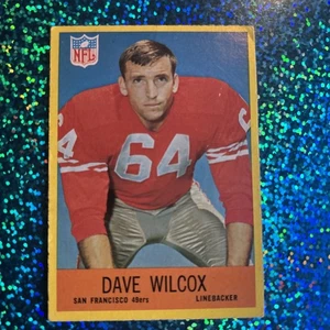 1967 Philadelphia #178 DAVE WILCOX (RC) - San Francisco- Vintage - Picture 1 of 6