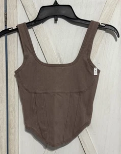 Victoria’s Secret Pink The Cinched Corset Top Women’s Sz Small NWT Sm Flaw - Imagen 1 de 4