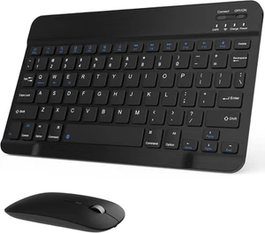 Rechargeable Bluetooth Keyboard and Mouse Combo, Universal Ultra-Slim Wireless K - Afbeelding 1 van 7