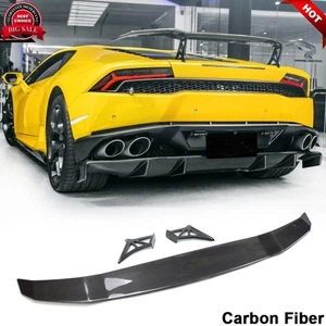 Für Lamborghini Huracan LP610/LP580 15UP Echt Carbon Heck Kofferraum Lippe Spoiler Flügel - Bild 1 von 15
