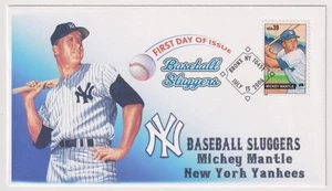 Baseball HOF NY YANKEES MICKEY MANTLE Stamp Colton FDC C9648 - Picture 1 of 1