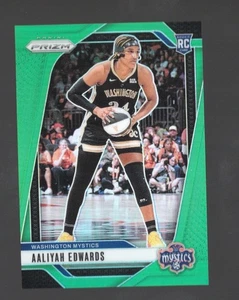 2024 Panini Prizm WNBA #70 Aaliyah Edwards Green Prizms - Picture 1 of 2