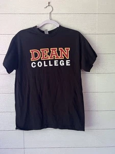 Dean College T-Shirt Schwarz Kurzarm Medium 100% Baumwolle - Bild 1 von 3