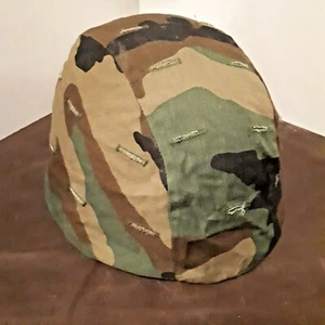 Cubierta de casco Us Woodland Camo Paracaidista Guerra Fría - Imagen 1 de 3