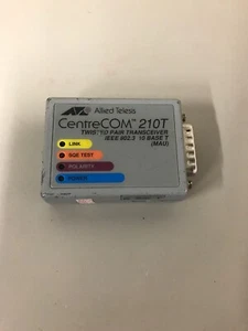 CentreCOM AT-210T AUI RJ-45 Transceiver Cisco 2509 2511 2500 210TS - Picture 1 of 3