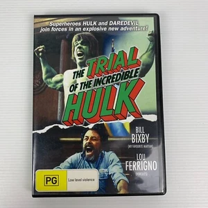 The Trial Of The Incredible Hulk (DVD 1989) Bill Bixby Lou Ferrigno Region all - Picture 1 of 3