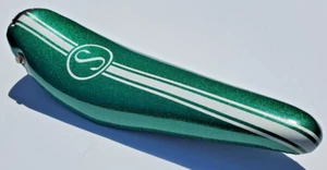Schwinn Stingray Pea Picker Krate Banana Seat by Pete Bicycle 18" w Tab Hardware - Bild 1 von 15