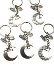 I LOVE YOU TO THE MOON & BACK KEYRING Birthday Anniversary Special Friend Gift