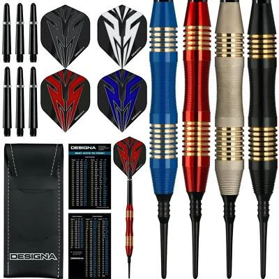 Designa Mako "Micro Grip" Softdarts Dart Set Dartpfeile 21g